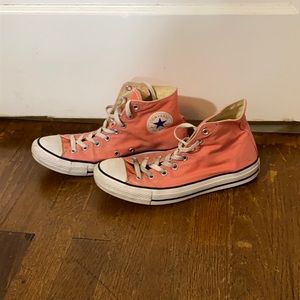 Pink High Top Converse
